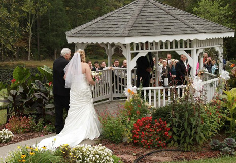 People Gathering Underneath the Gazebo